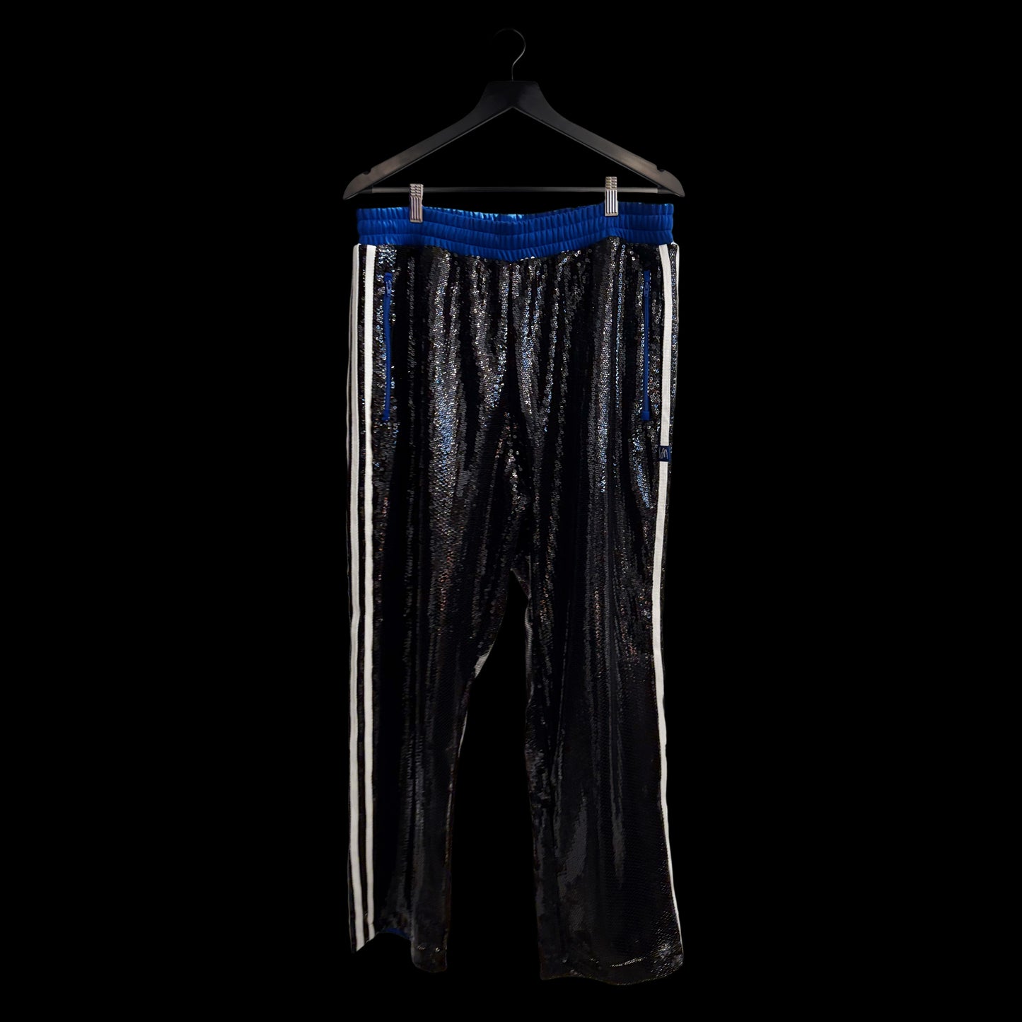 KORN X ADIDAS Black Sequin Track Pants