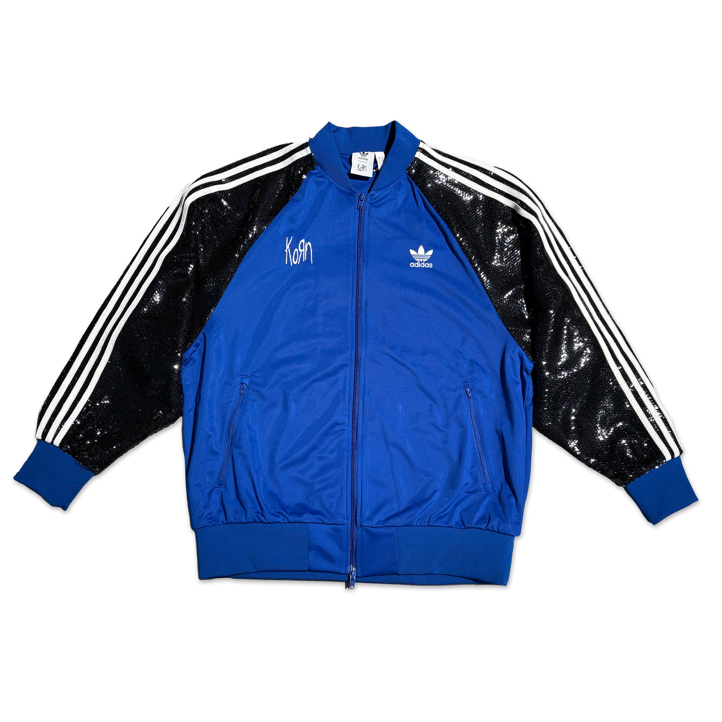 KORN X ADIDAS Black Sequin Track Jacket